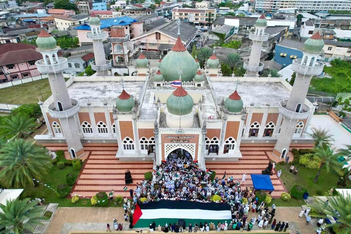 Muslim Patani Gelar Aksi Bela Palestina Di Masjid Jamik Pattani